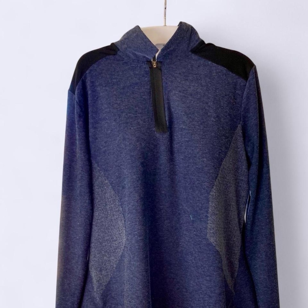 Nike Navy and Black Quarter-Zip Pullover M Excellent condition!